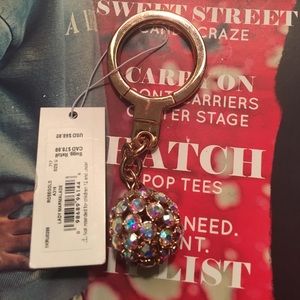 NWD kate Spade lady marmalade rose gold keychain