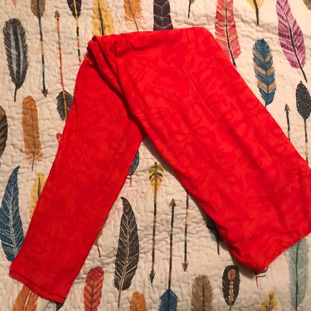 Lula roe musical instrument buttery soft leggings