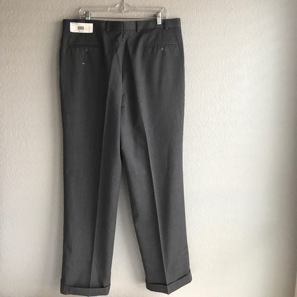 100% wool medium gray dress pant - Picture 3 of 4