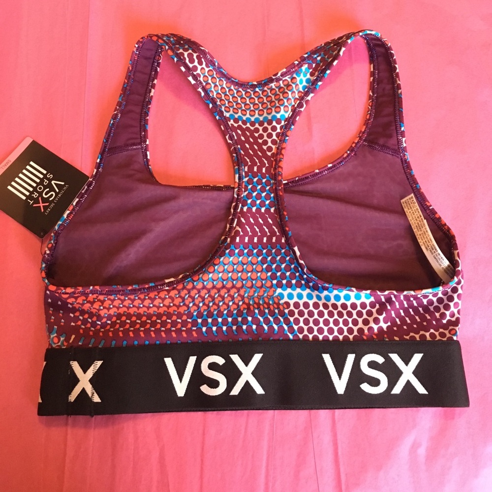New Victoria Secret sports bra racer back Sm& LG - Picture 3 of 3
