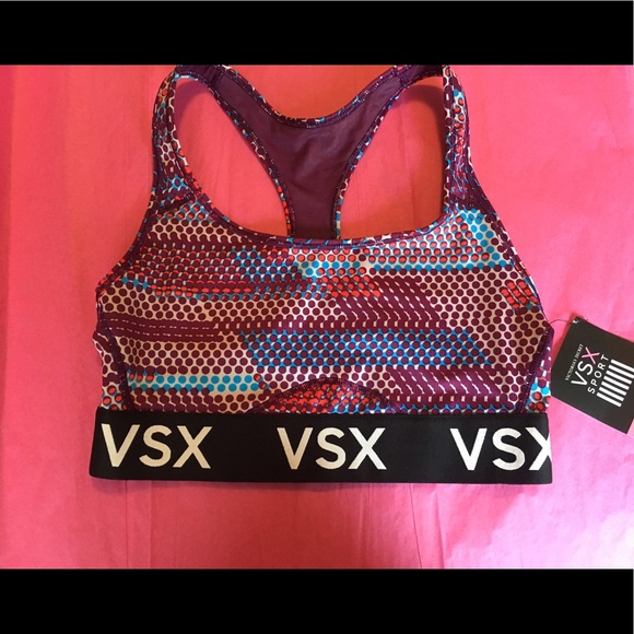 New Victoria Secret sports bra racer back Sm& LG - Picture 2 of 3