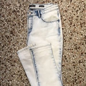 KIIND OF Acid washed skinny Jeans Size 27