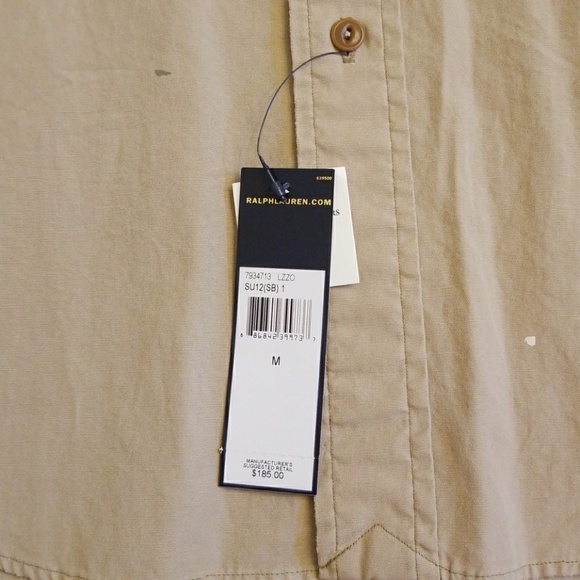 🎉HP🎉Polo Ralph Lauren Paint Splatter Patchwork M - Picture 7 of 7