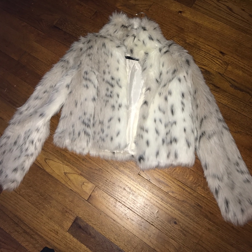 Faux fur coat