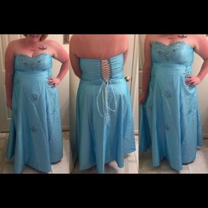 Beautiful Blue Princess Gown