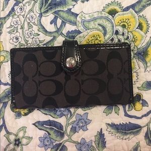 Black Coach Wallet