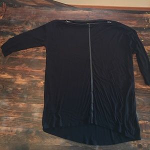 Black tunic style shirt