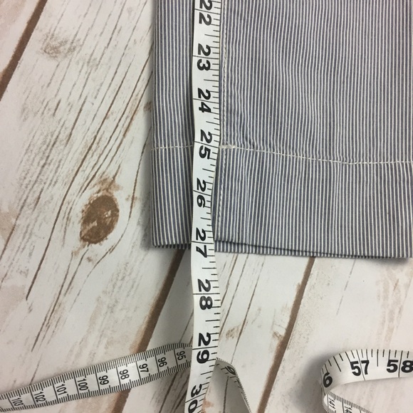 Anthropologie Paper Boy Seersucker Capri Trousers - Picture 5 of 7