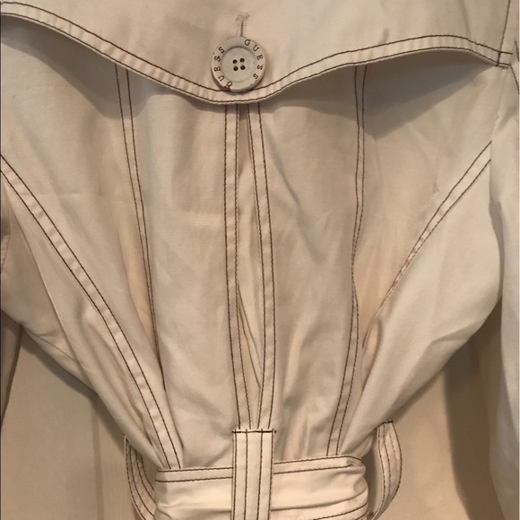 Guess White Trench Coat - Picture 5 of 5