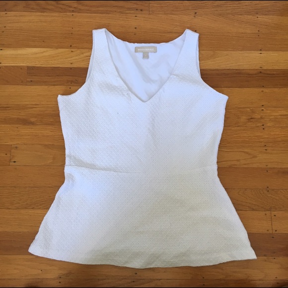 Banana Republic Tops - White peplum top
