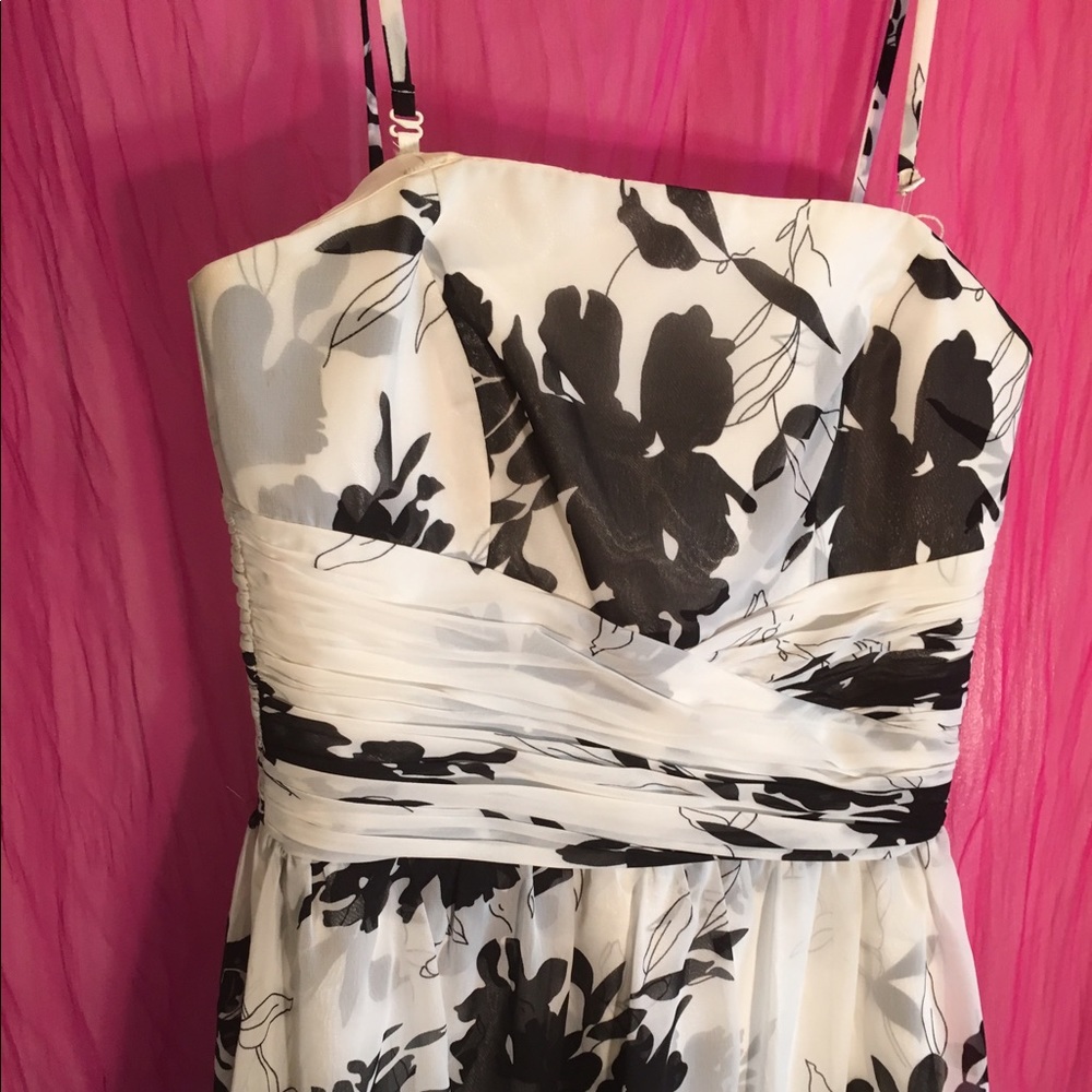 ANN Taylor Loft Black & White Party dress