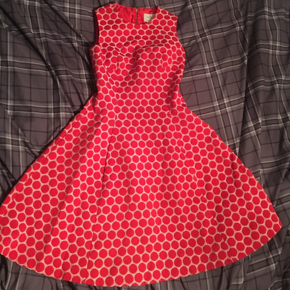 Red Polka Dot Kate Spade Dress