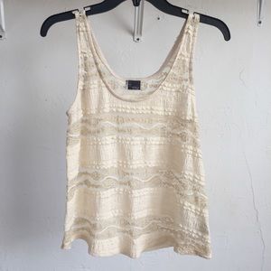 White Urban Outfitters lace tank top