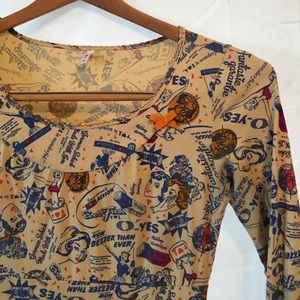 Modcloth Vintage Ad Print Cotton Dress