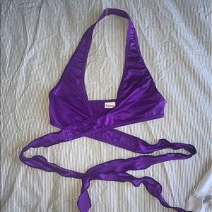 Purple wrap around rave top
