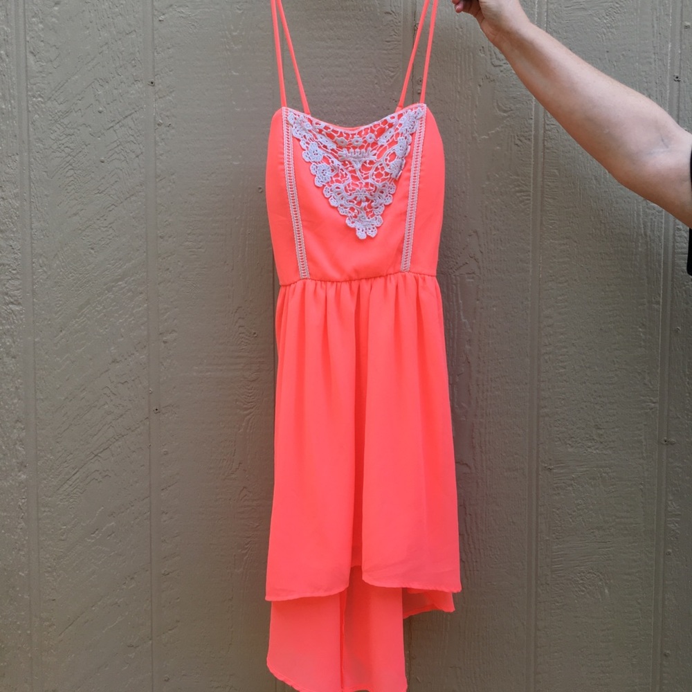 Bright pink sundress only worn once!