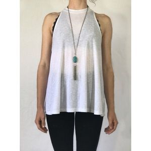 Free People Mock Neck Tank