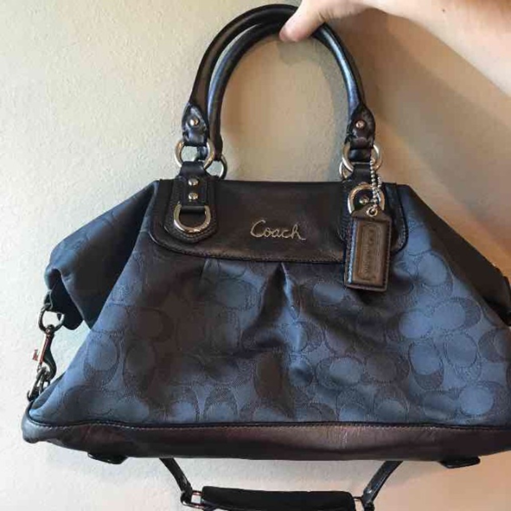 Navy Coach Purse