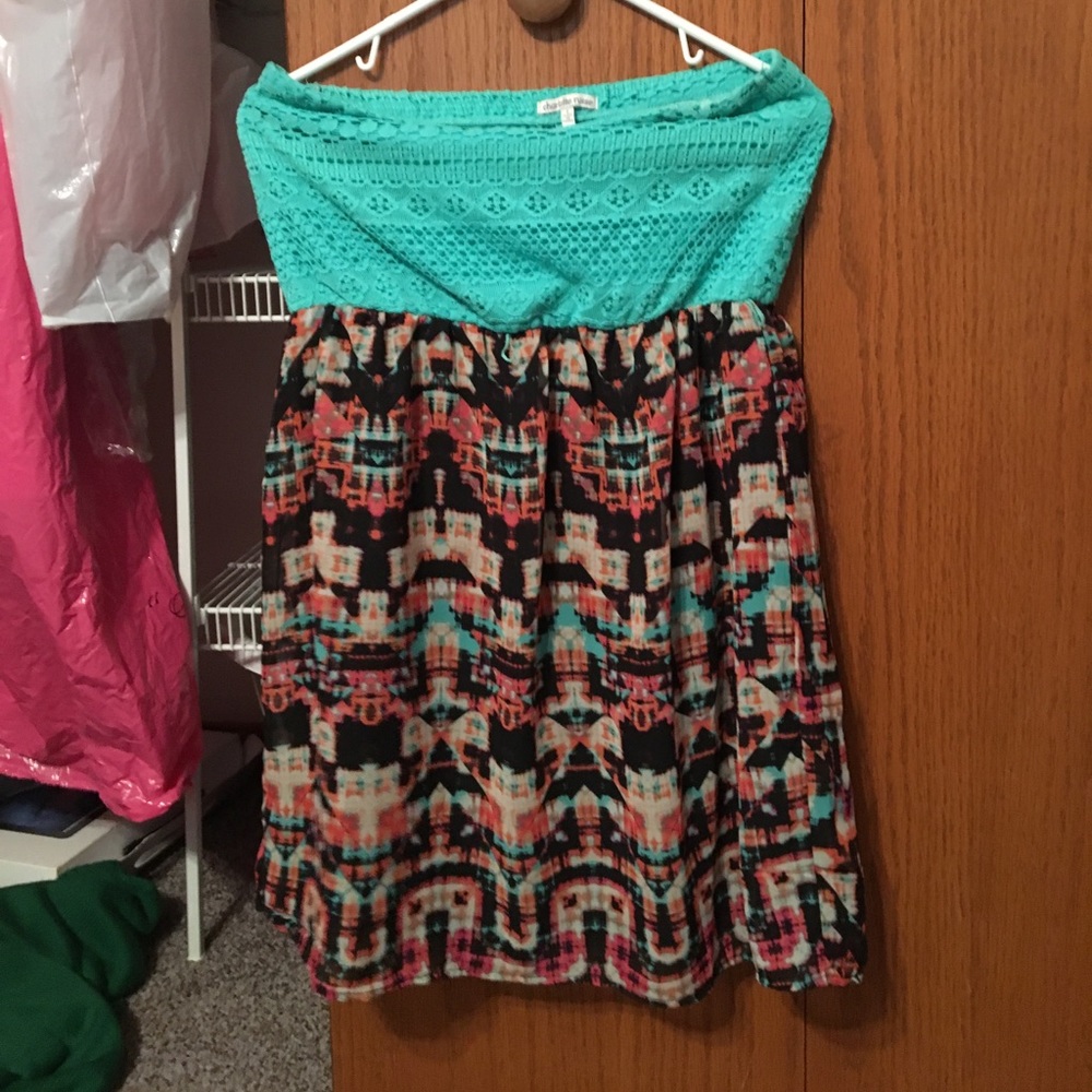 Strapless dress