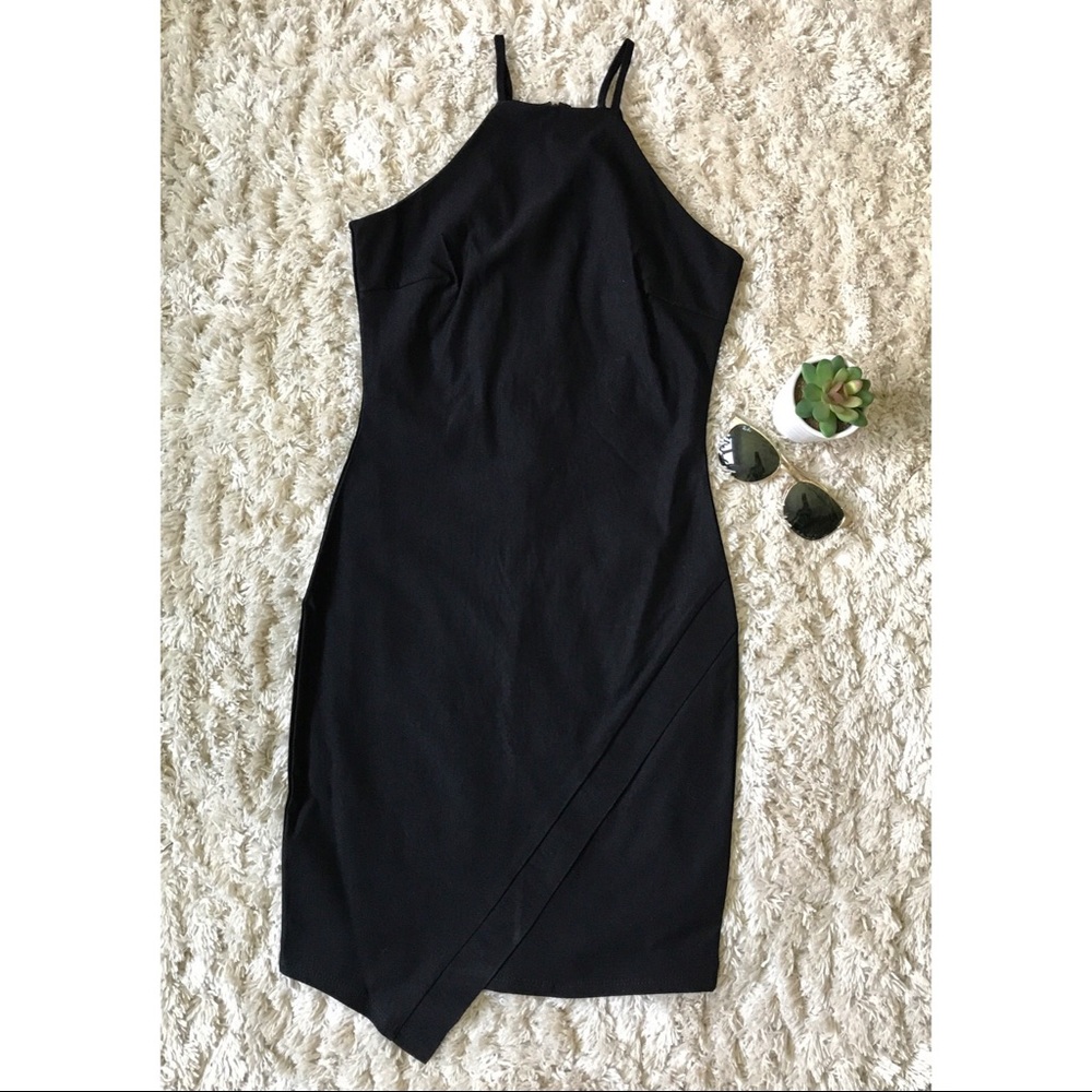 Sleeveless solid knit bodycon dress - Picture 2 of 4