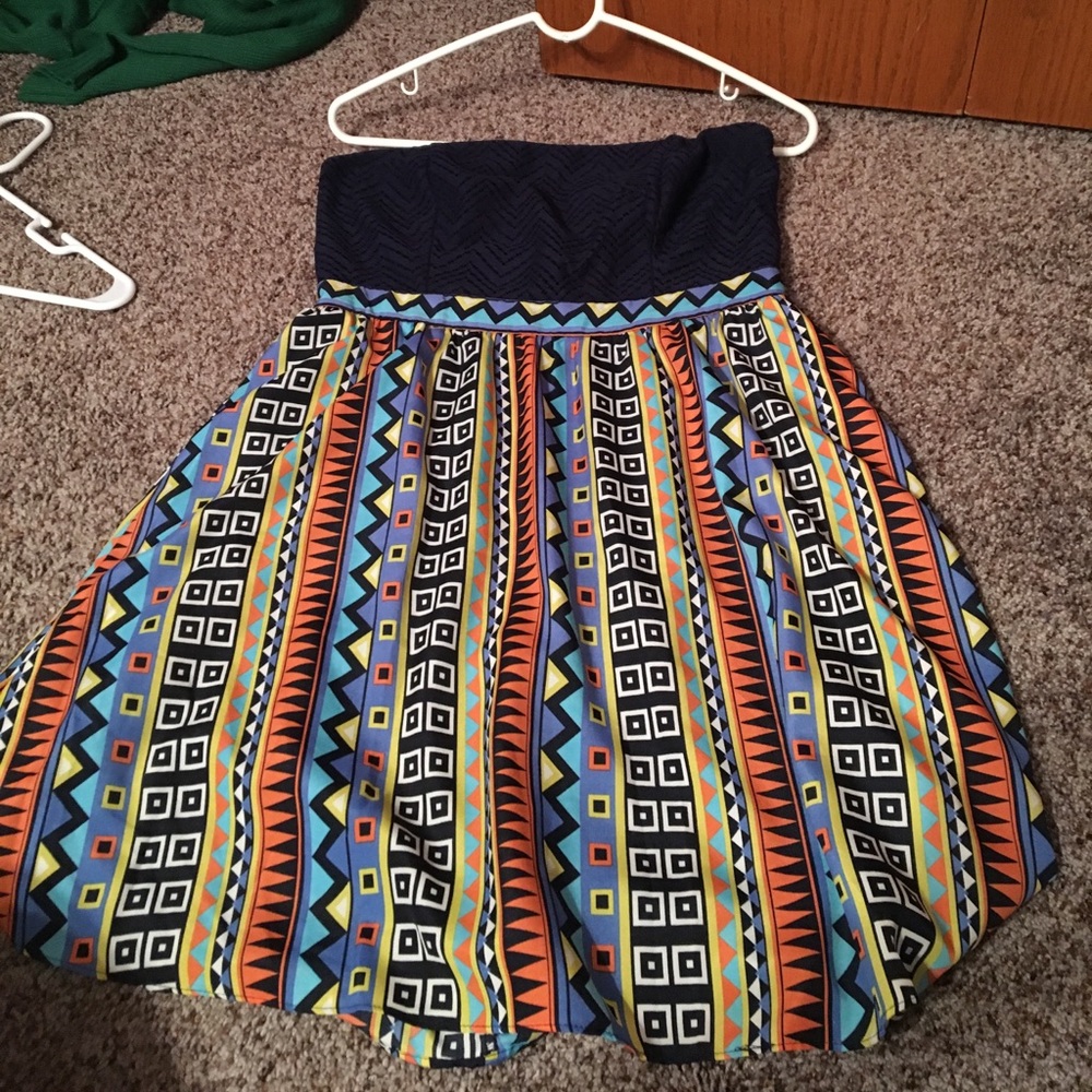 Strapless dress