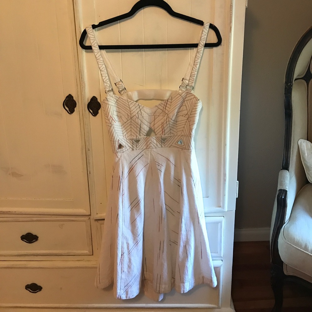 Free people New Romantics skater cutout dress