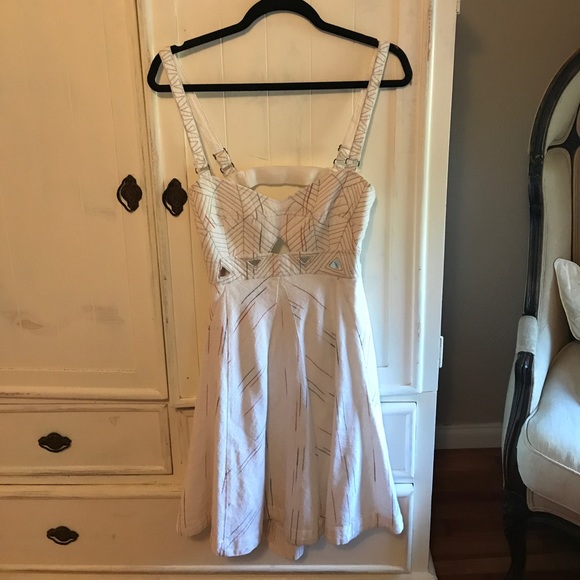 Free people New Romantics skater cutout dress - Picture 1 of 4
