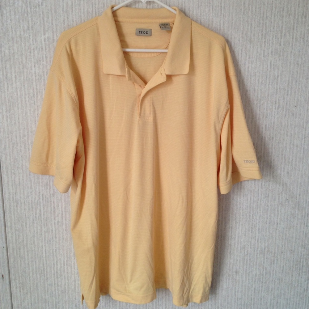 IZOD yellow golf polo