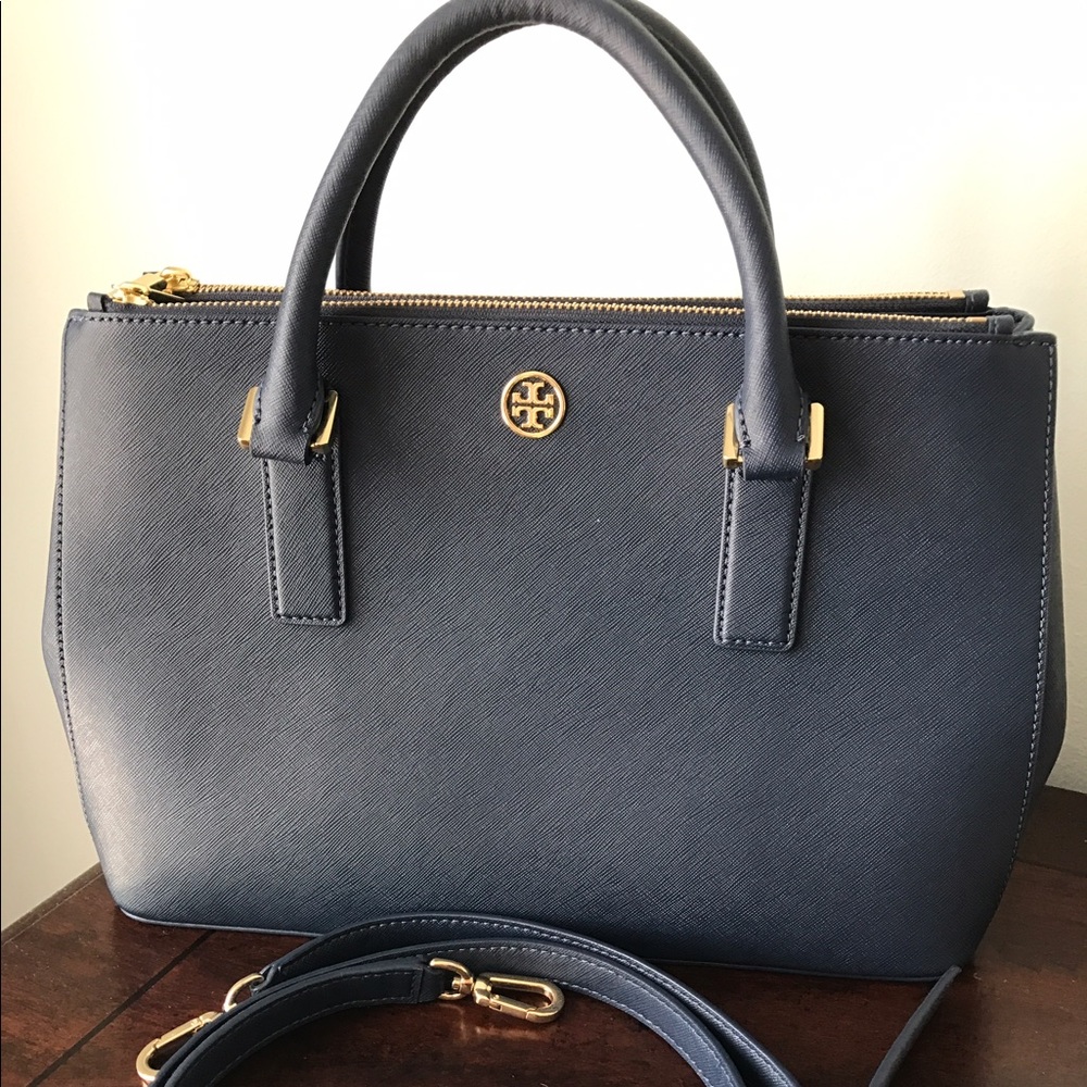 Authentic Tory Burch Robinson Satchel