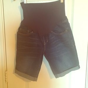 EUC! Maternity denim shorts in like-new condition!