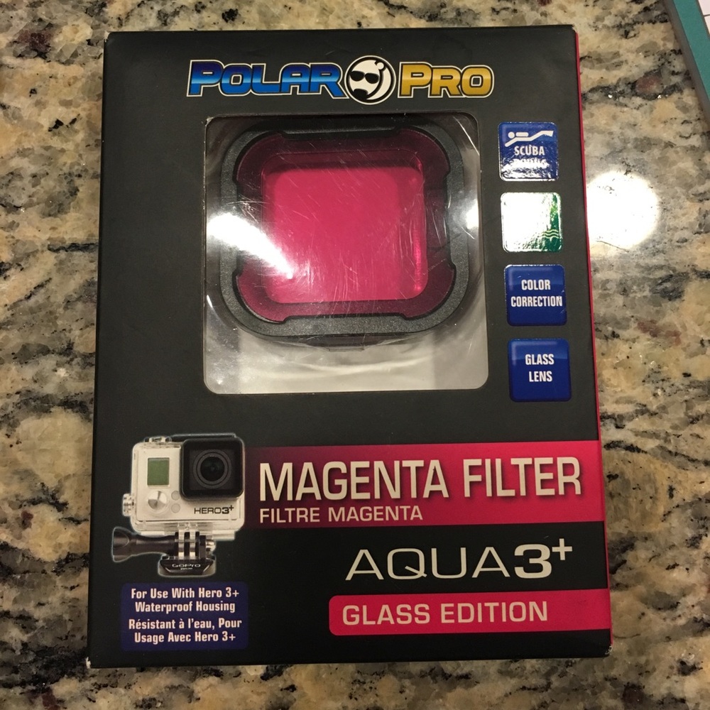 Magenta Filter for GoPro Hero3+