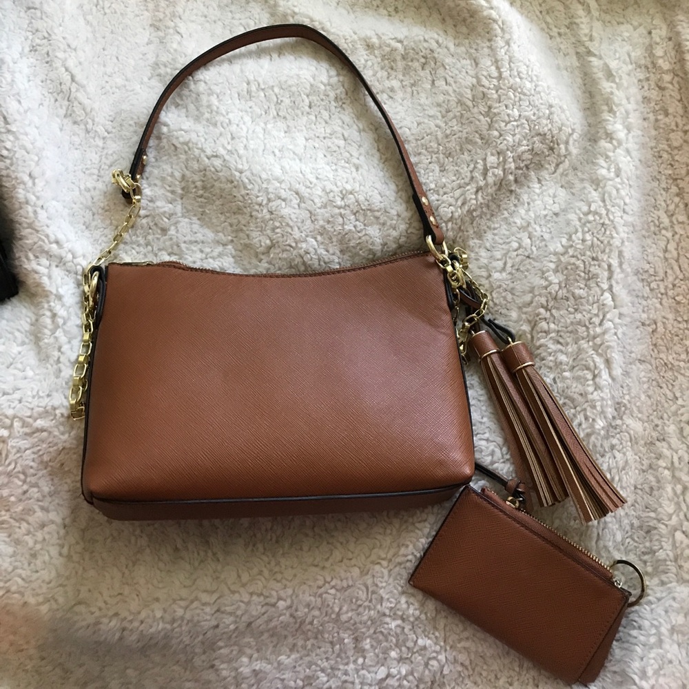 Brown Handbag with matching Wallet