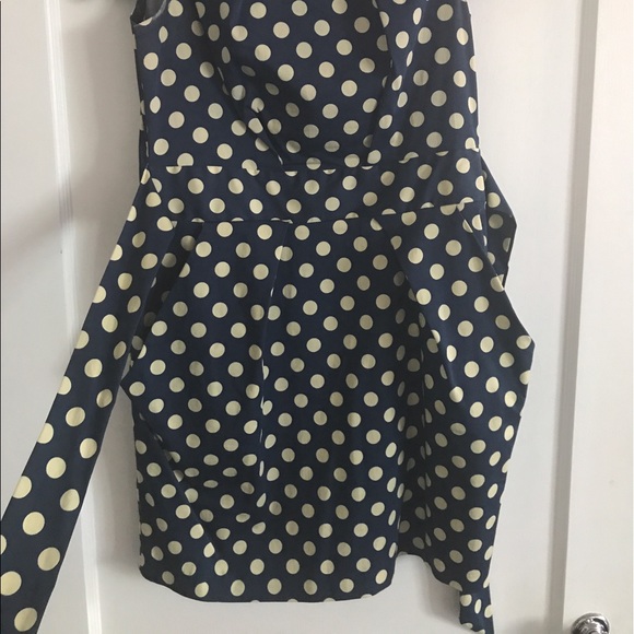 SOLD Closet London Tie Back Polka Dot Tulip Dress - Picture 3 of 3