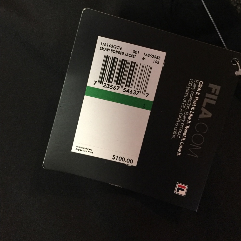 FILA Smart Bonded Jacket - Size L - Picture 2 of 4