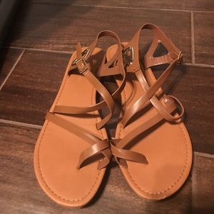 Brown sandals