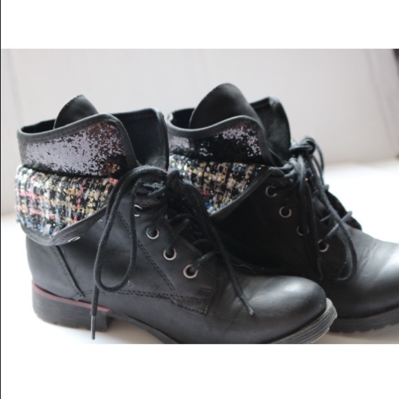 rock candy combat boots