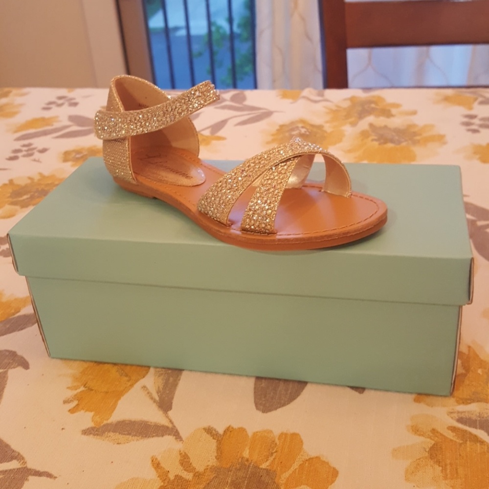Girls sparkle sandals 2 pairs *sold separately*