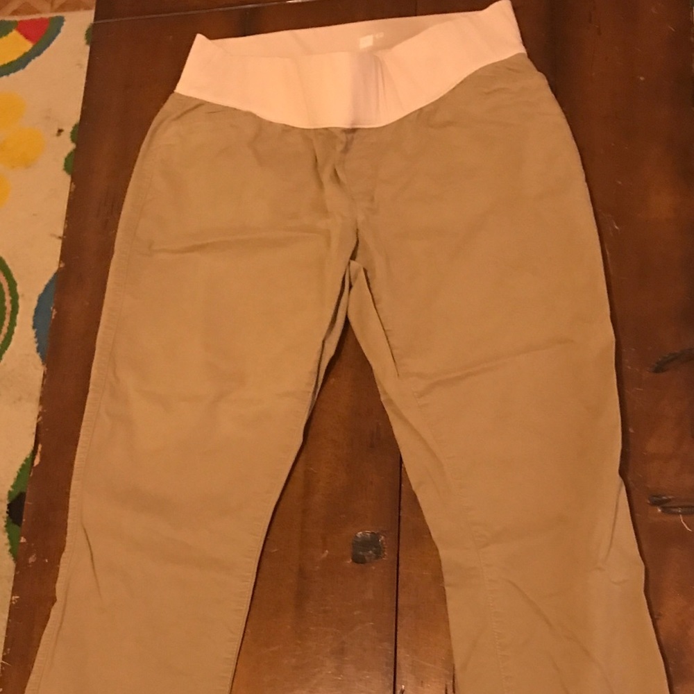 Gap maternity pants size 12 khaki