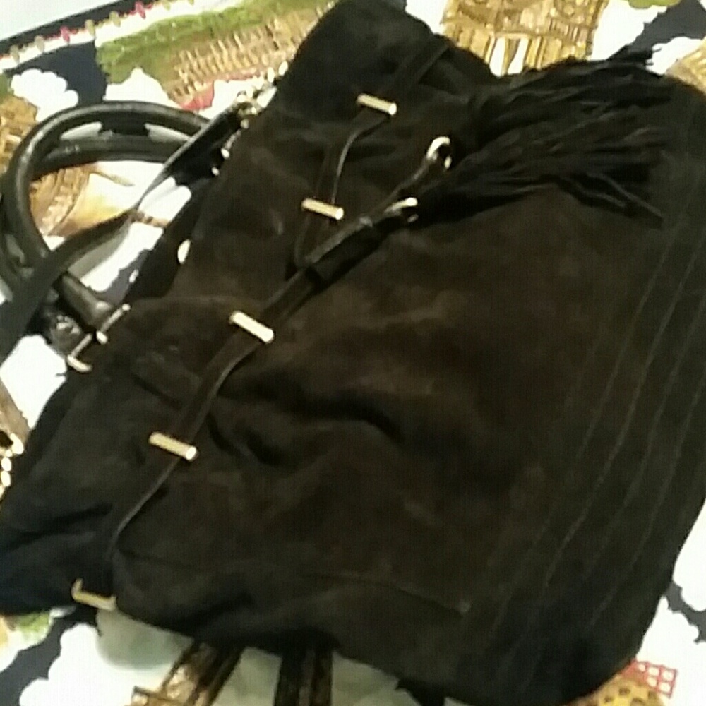 Zara women suede purse.