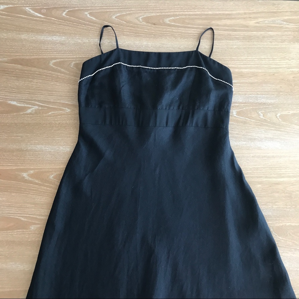 RHINESTONES BLACK DRESS - Picture 3 of 6