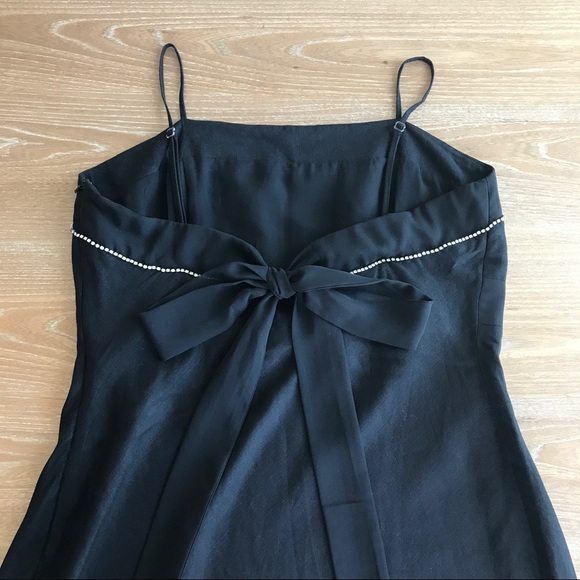 RHINESTONES BLACK DRESS - Picture 2 of 6