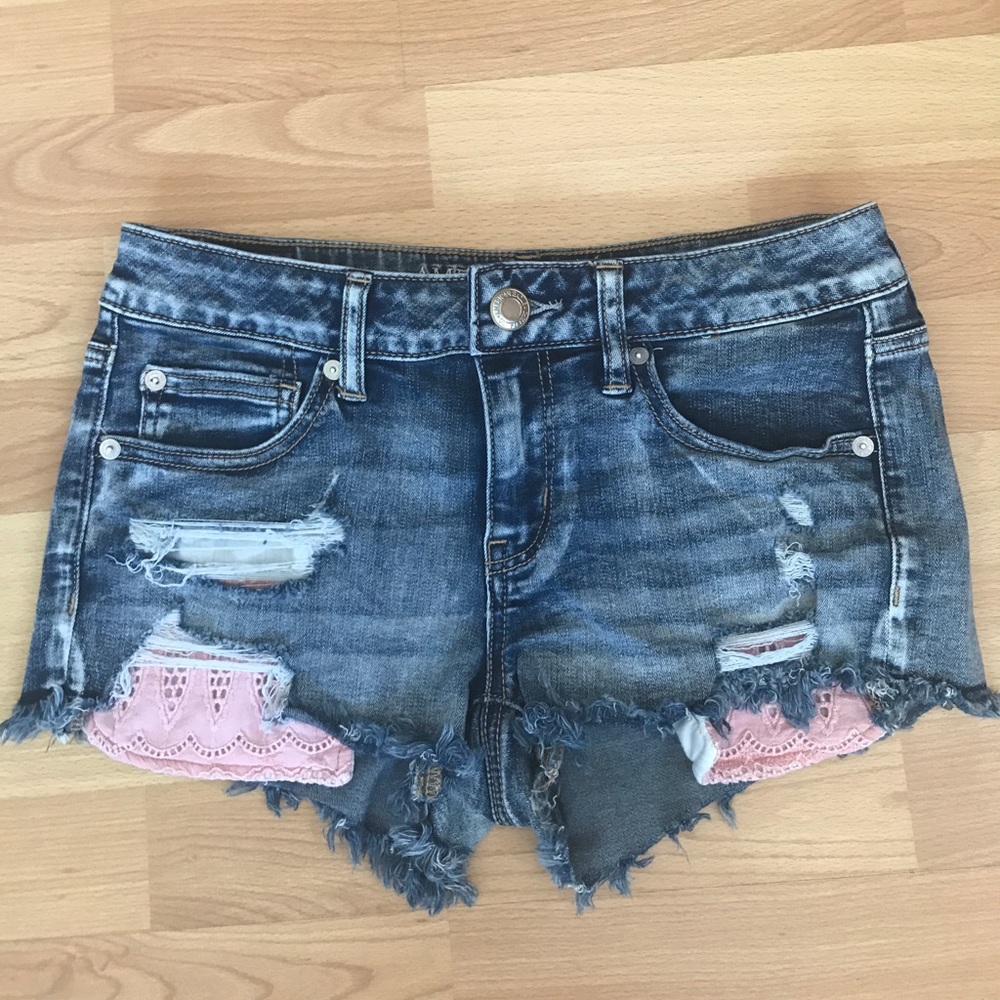 Destroyed Shortie AE shorts