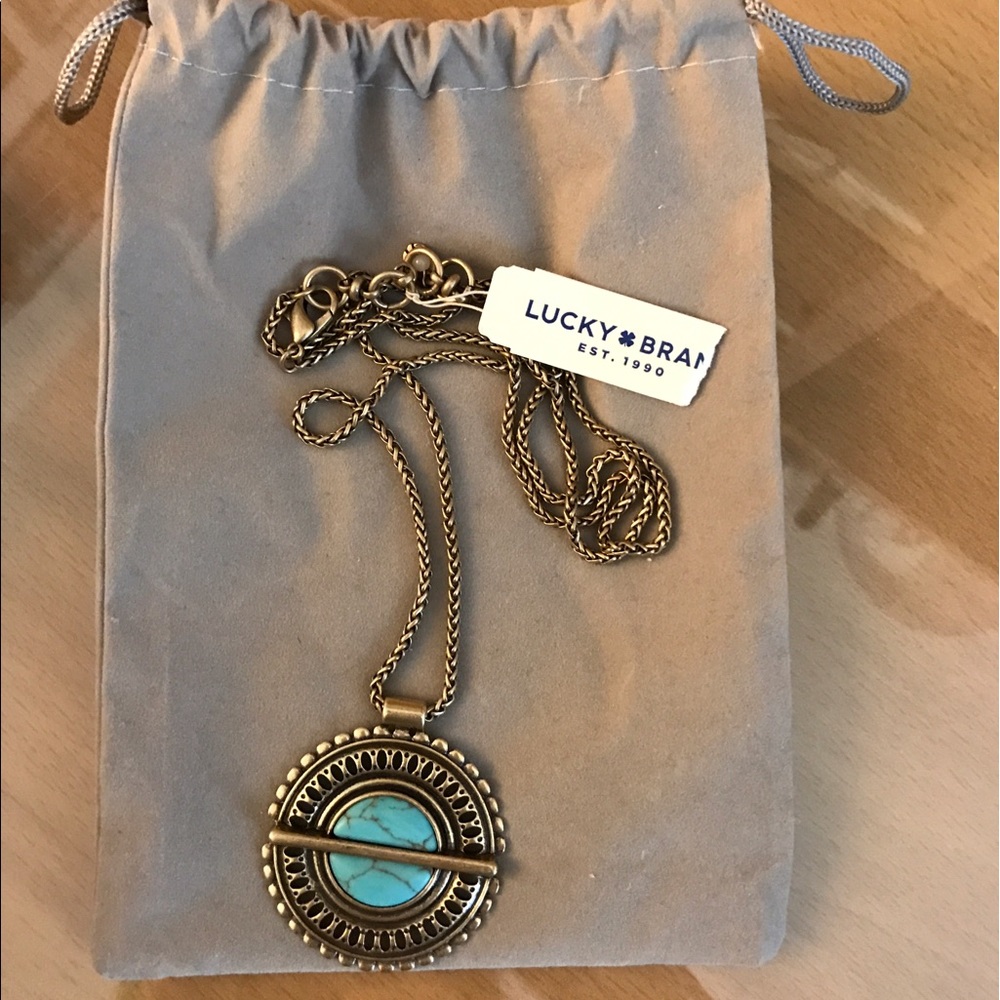 Lucky brand turquoise necklace