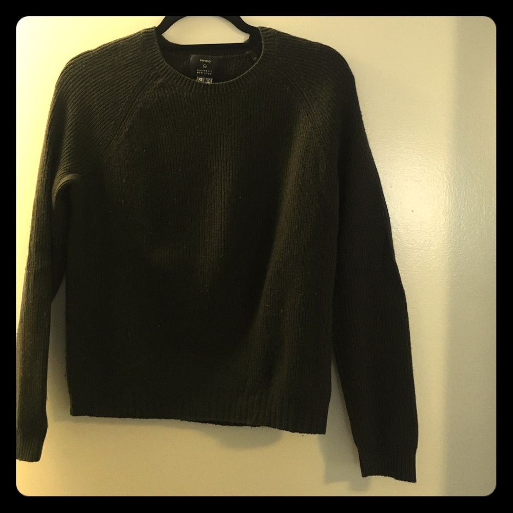Vince green sweater