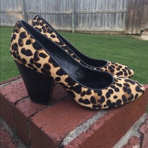 Animal print pumps by Nine West