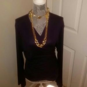 Long Sleeve wrap around shirt