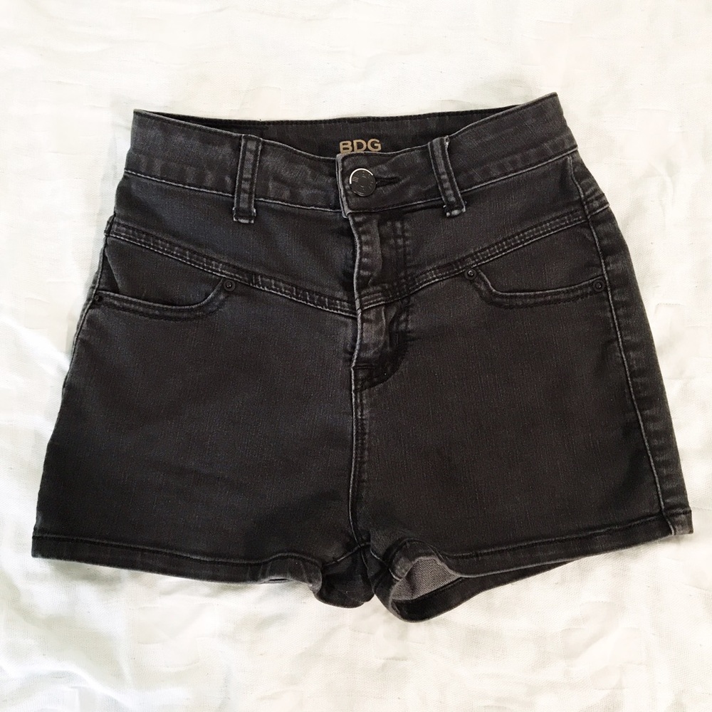 BDG Super High Rise Seam Shorts