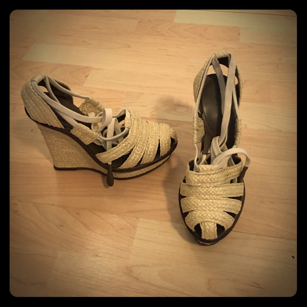 Bottega Veneta wedge sandals