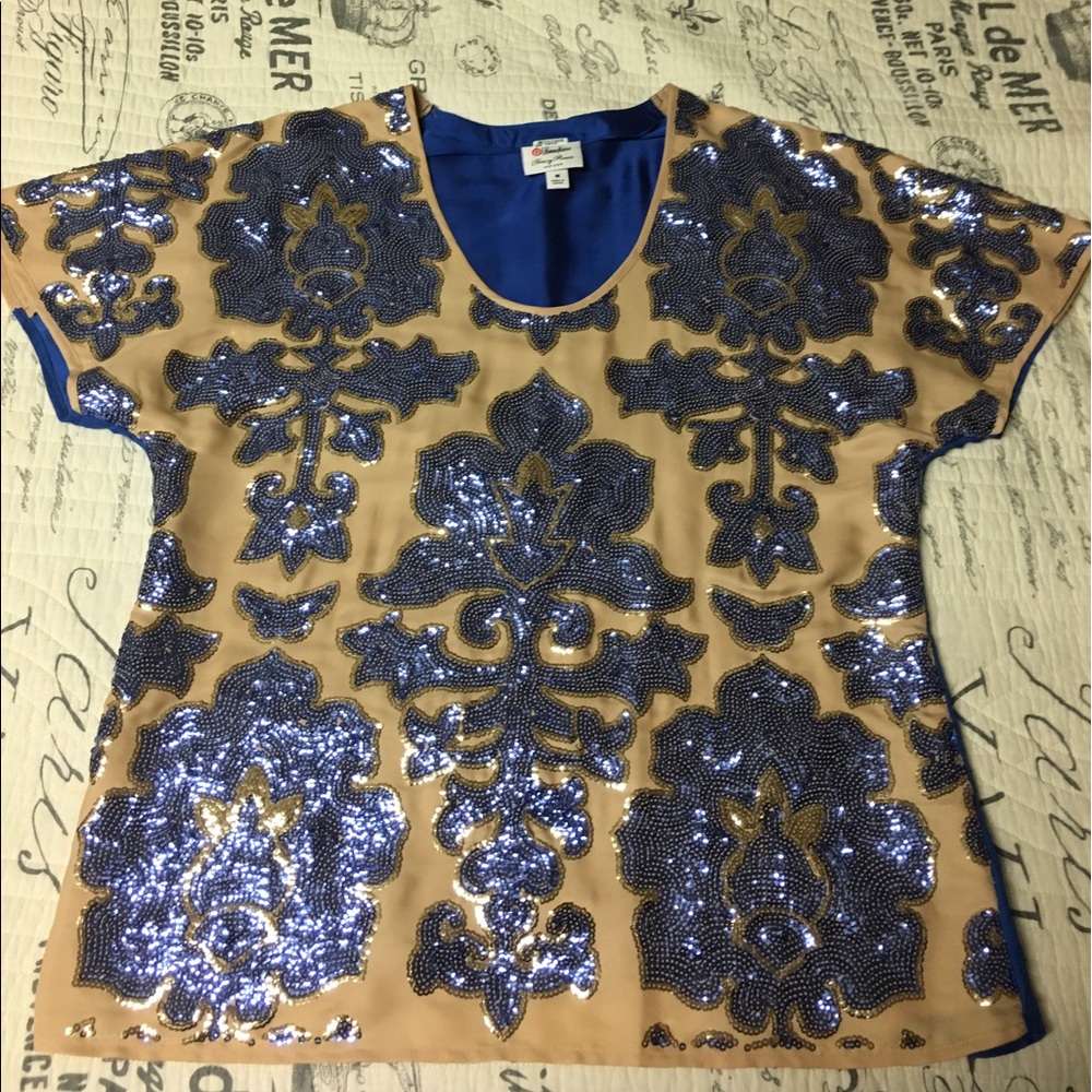 Sparkly flower top
