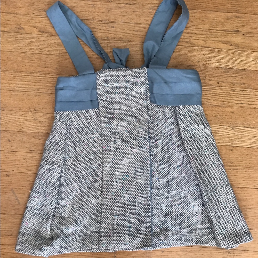 Anthropologie Annie Bananie grey blue tank top
